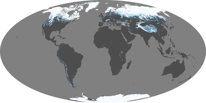 Global Map Snow Cover Image 26