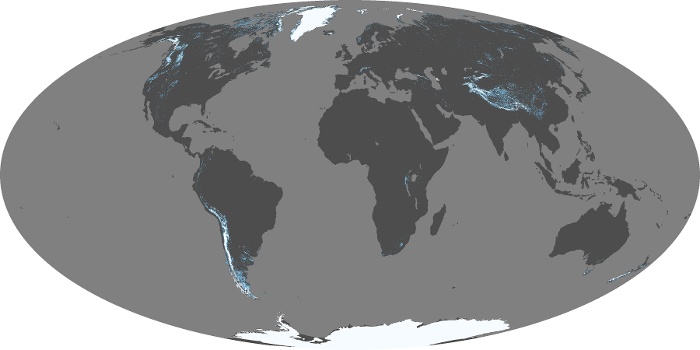 Global Map Snow Cover Image 29