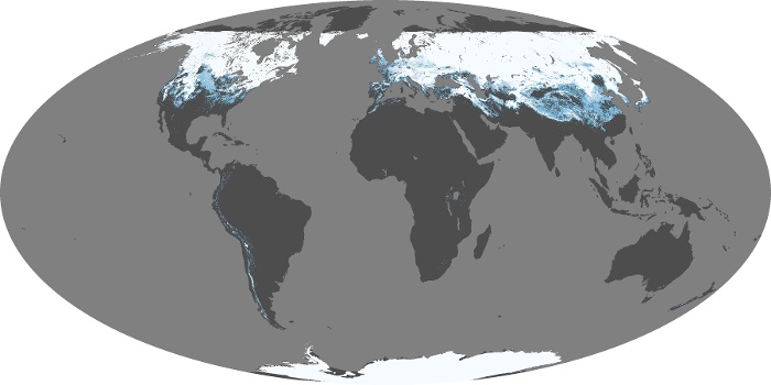 Global Map Snow Cover Image 35