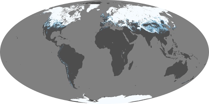 Global Map Snow Cover Image 36