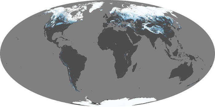 Global Map Snow Cover Image 38