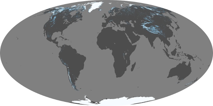 Global Map Snow Cover Image 43