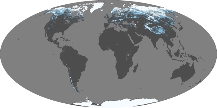 Global Map Snow Cover Image 44