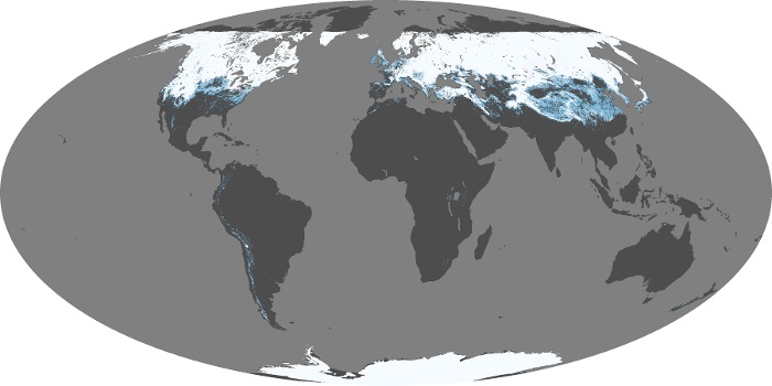 Global Map Snow Cover Image 47