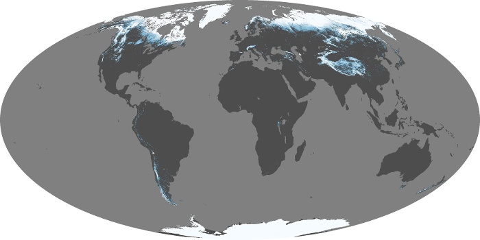 Global Map Snow Cover Image 51