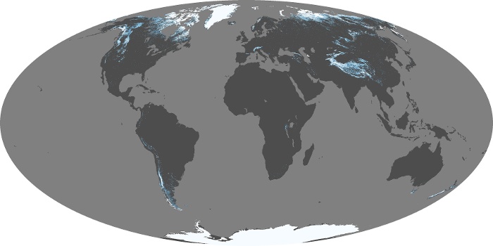 Global Map Snow Cover Image 52