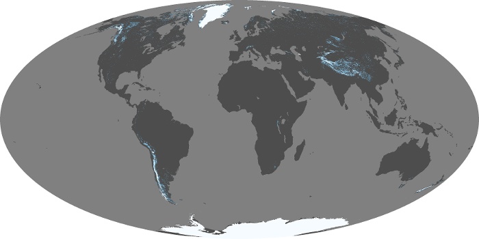 Global Map Snow Cover Image 54