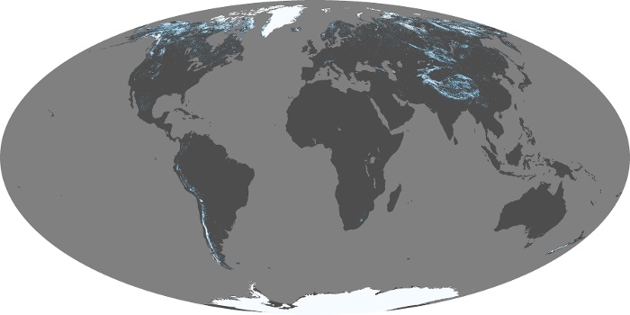 Global Map Snow Cover Image 55