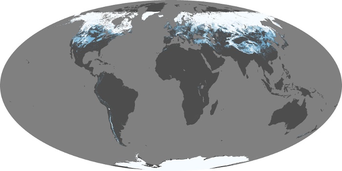 Global Map Snow Cover Image 57