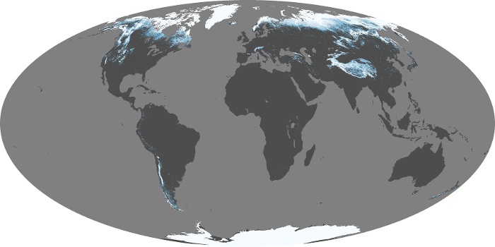 Global Map Snow Cover Image 63