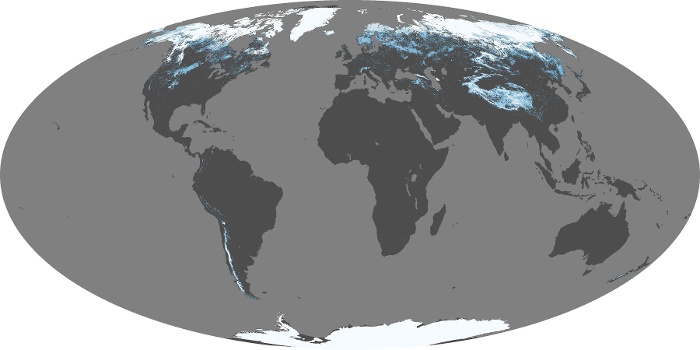 Global Map Snow Cover Image 68