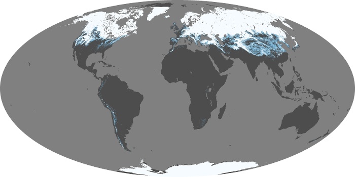 Global Map Snow Cover Image 72