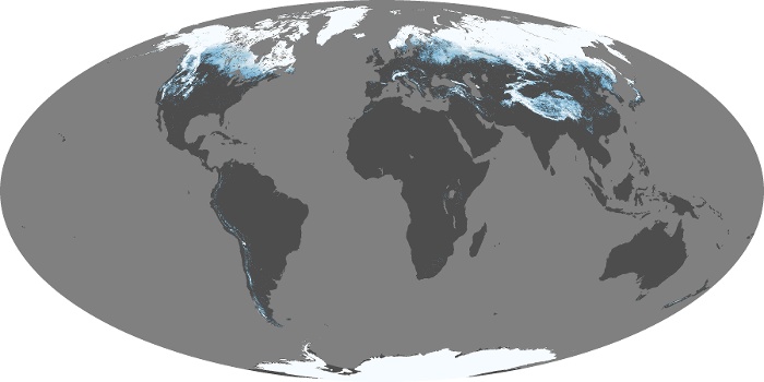 Global Map Snow Cover Image 74