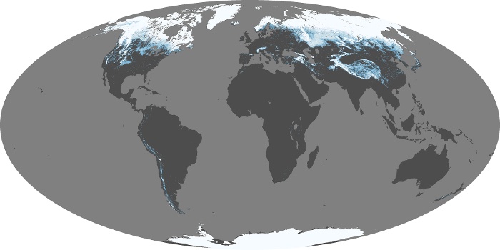 Global Map Snow Cover Image 10