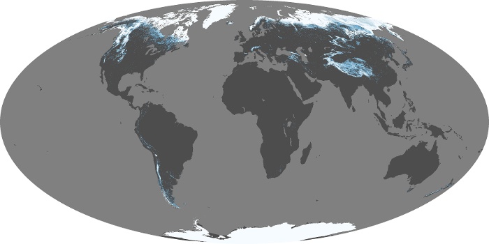 Global Map Snow Cover Image 87