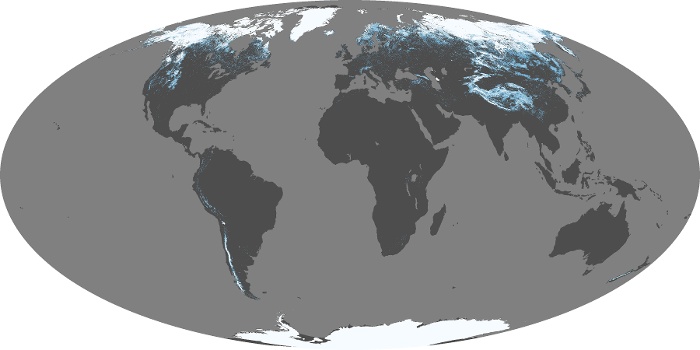 Global Map Snow Cover Image 16