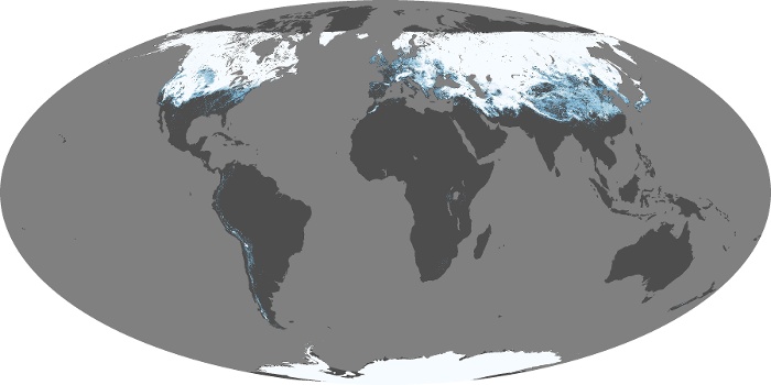 Global Map Snow Cover Image 95