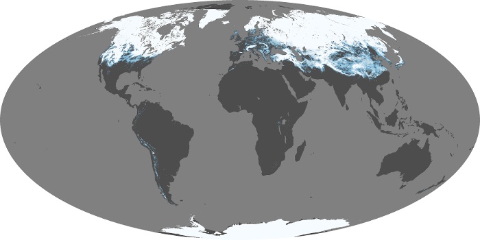 Global Map Snow Cover Image 20