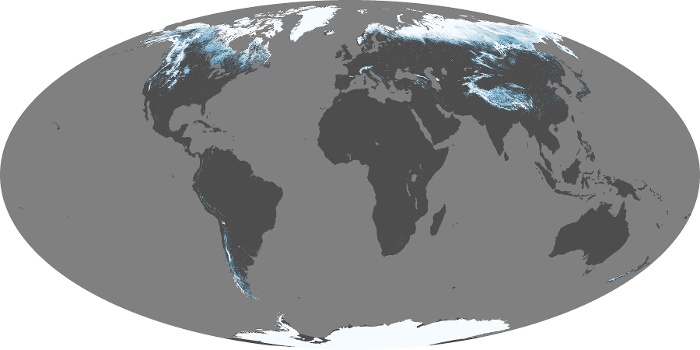 Global Map Snow Cover Image 99
