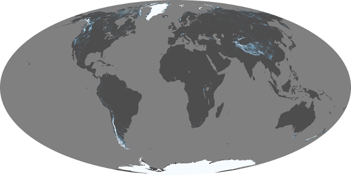 Global Map Snow Cover Image 101