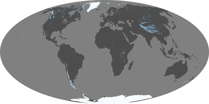 Global Map Snow Cover Image 102