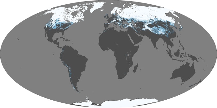 Global Map Snow Cover Image 109