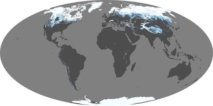 Global Map Snow Cover Image 34