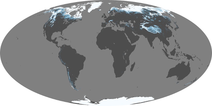 Global Map Snow Cover Image 111