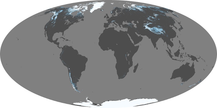 Global Map Snow Cover Image 112