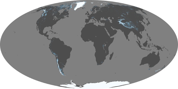 Global Map Snow Cover Image 37