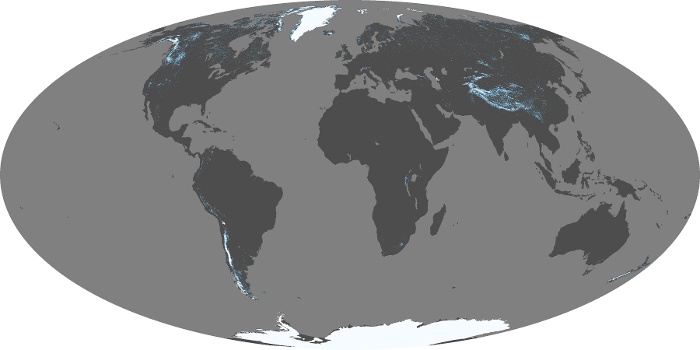 Global Map Snow Cover Image 114