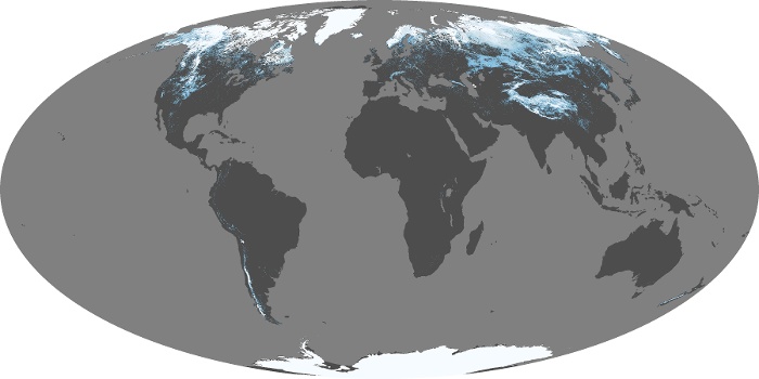 Global Map Snow Cover Image 116