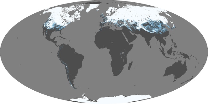 Global Map Snow Cover Image 44