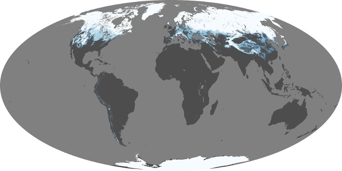 Global Map Snow Cover Image 45