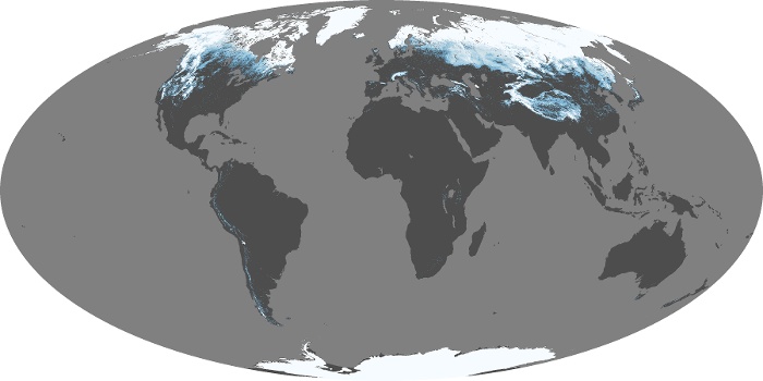Global Map Snow Cover Image 46
