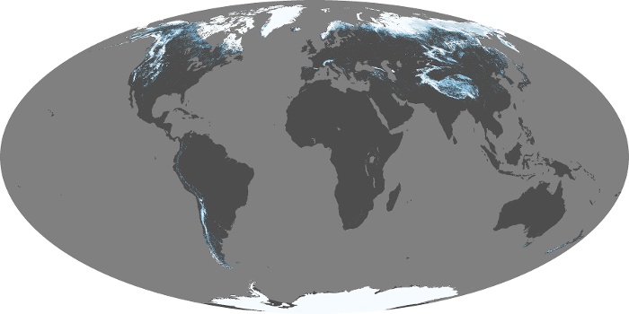 Global Map Snow Cover Image 123