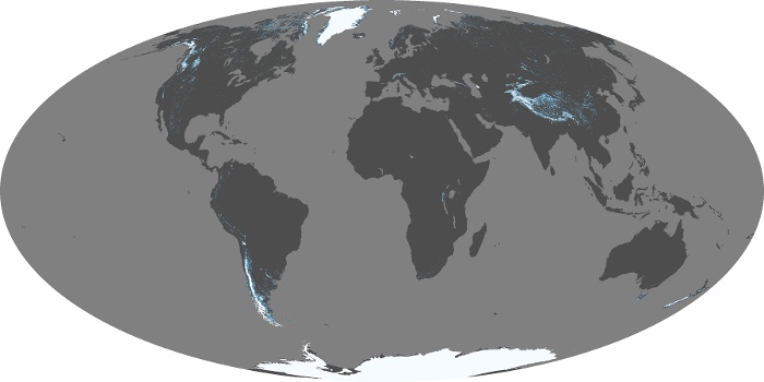 Global Map Snow Cover Image 49