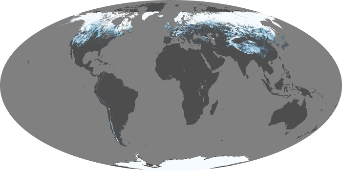 Global Map Snow Cover Image 53