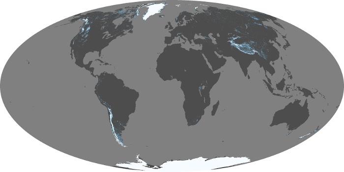 Global Map Snow Cover Image 61