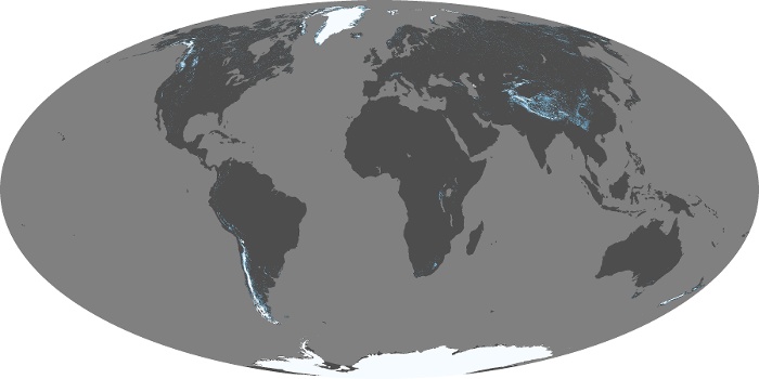 Global Map Snow Cover Image 62