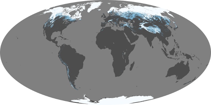 Global Map Snow Cover Image 70