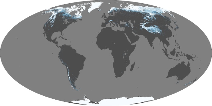 Global Map Snow Cover Image 147