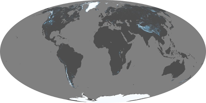 Global Map Snow Cover Image 74