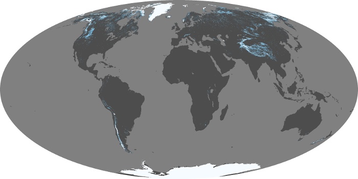 Global Map Snow Cover Image 151