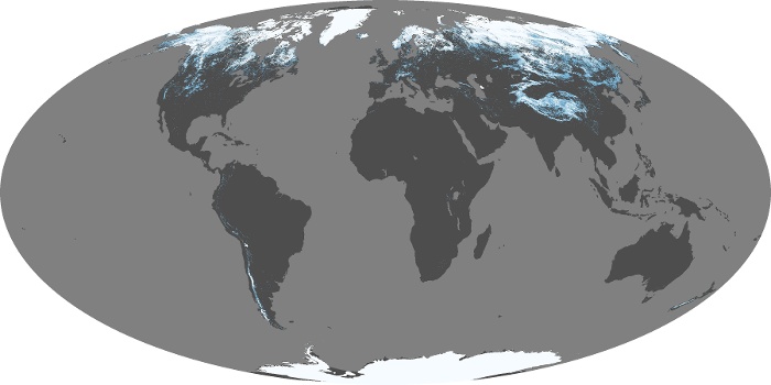 Global Map Snow Cover Image 152