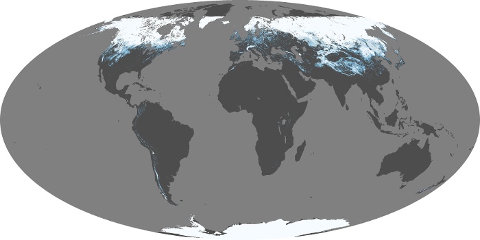 Global Map Snow Cover Image 77