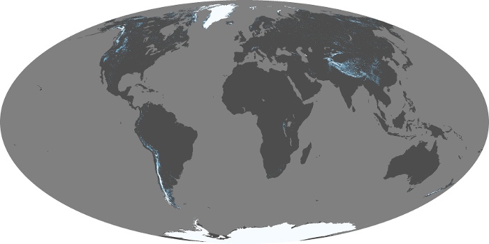 Global Map Snow Cover Image 86