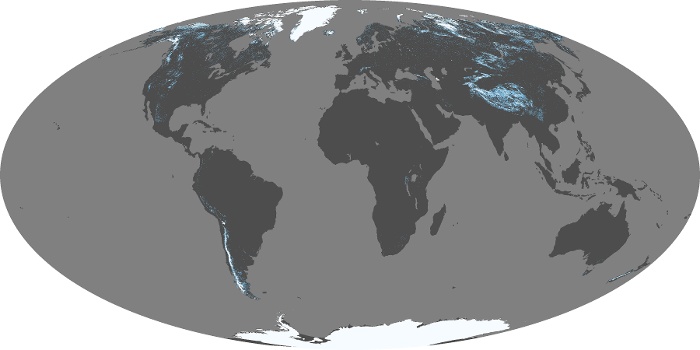 Global Map Snow Cover Image 163