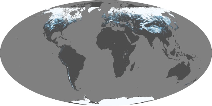 Global Map Snow Cover Image 89