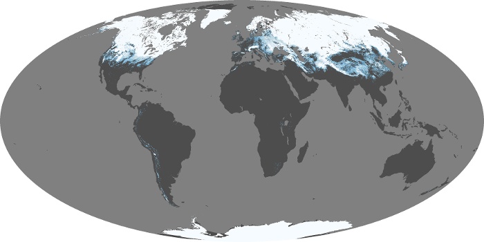 Global Map Snow Cover Image 92